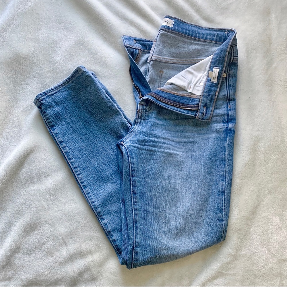 Madewell The High-Rise Slim Boyjean in Neal Wash: TENCEL™ Denim Edition